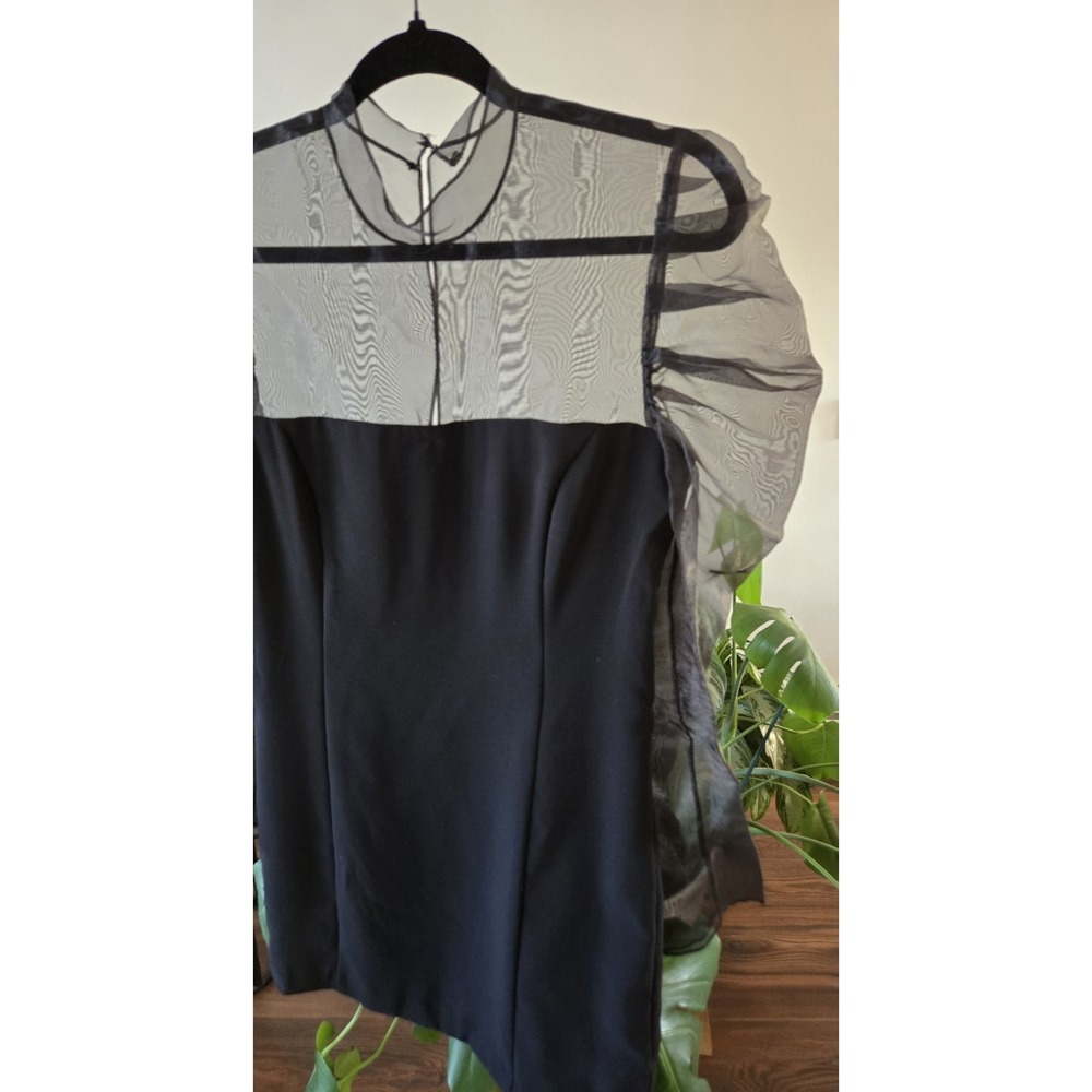 Amanda Uprichard X REVOLVE Black Mini Dress Womens Small USA - Picture 4 of 8
